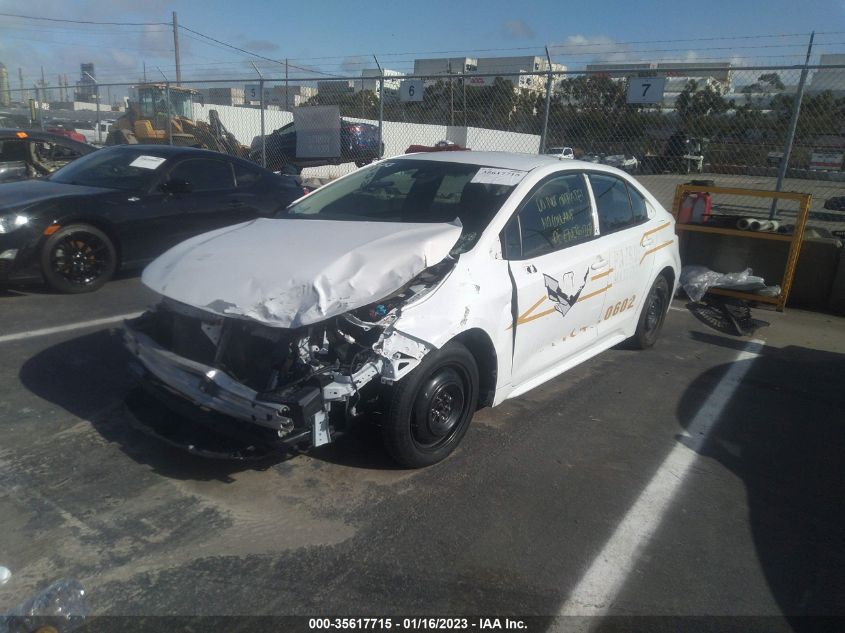 2021 TOYOTA COROLLA LE VIN: 5YFEPMAE5MP195611