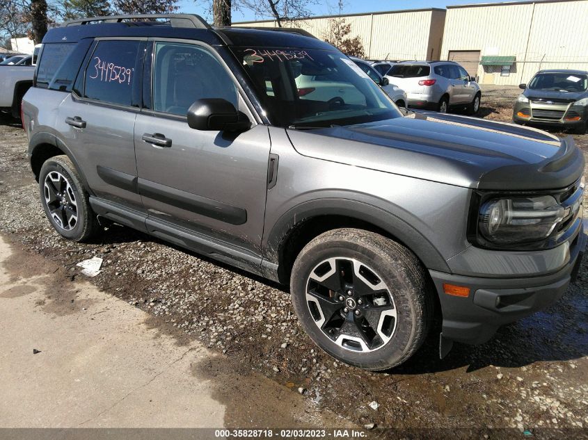 2021 FORD BRONCO SPORT OUTER BANKS VIN: 3FMCR9C69MRA38397