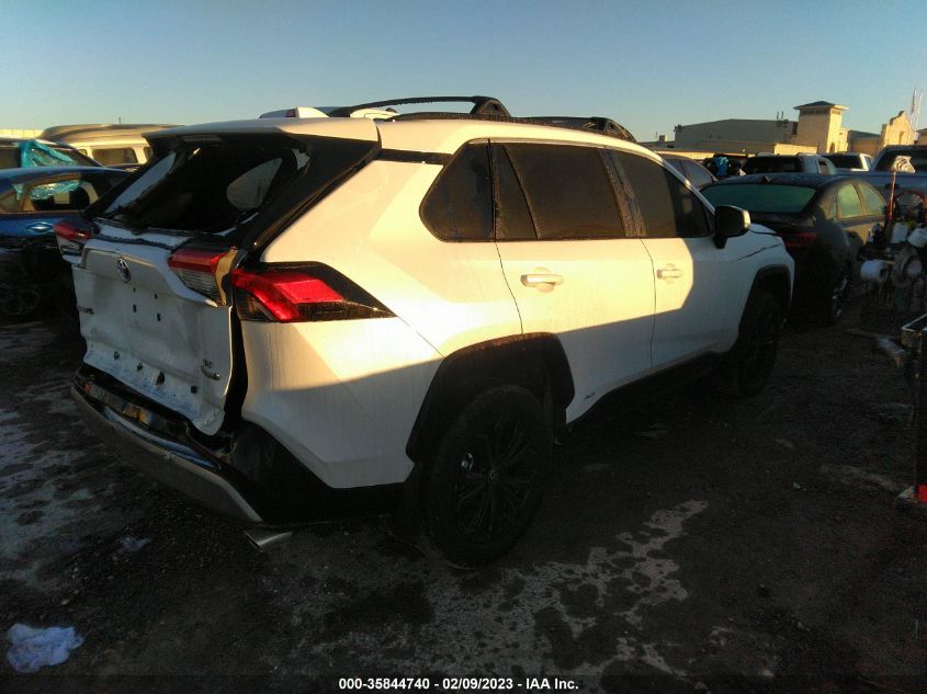 2022 TOYOTA RAV4 HYBRID SE VIN: 4T3T6RFV0NU075917