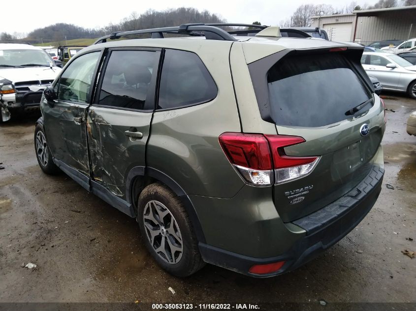 2021 SUBARU FORESTER PREMIUM VIN: JF2SKAJC9MH500023
