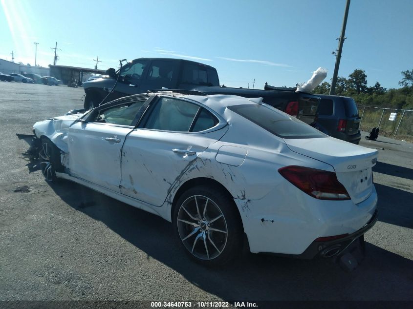 2020 GENESIS G70 3.3T VIN: KMTG74LE2LU053449