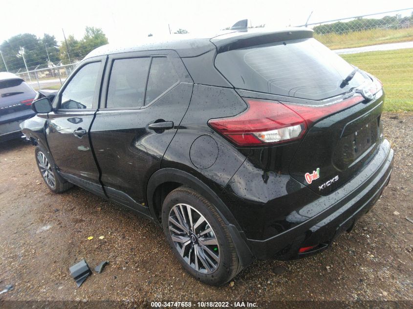 2022 NISSAN KICKS SV VIN: 3N1CP5CV9NL530588