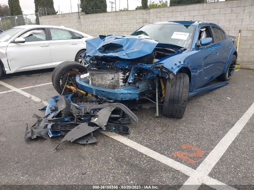 2022 DODGE CHARGER SCAT PACK WIDEBODY VIN: 2C3CDXGJ6NH142594
