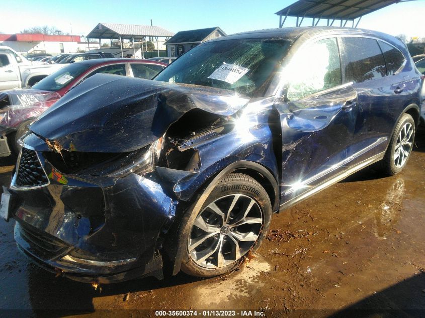 2023 ACURA MDX W/TECHNOLOGY PACKAGE VIN: 5J8YE1H48PL018614