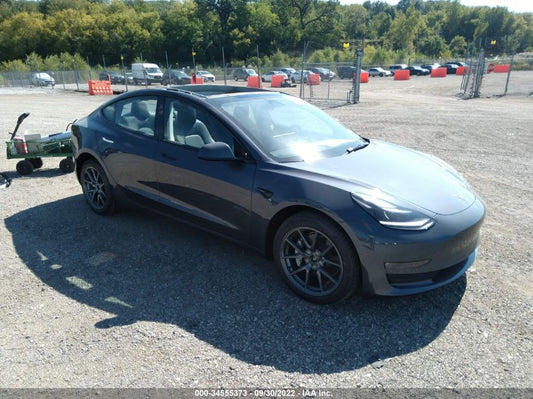 2022 TESLA MODEL 3 LONG RANGE VIN: 5YJ3E1EBXNF306744