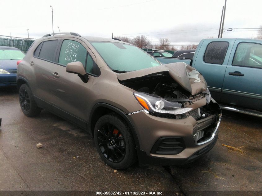 2022 CHEVROLET TRAX LT VIN: KL7CJPSM9NB521553