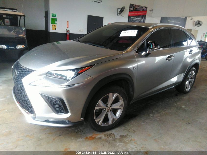 2020 LEXUS NX NX 300 F SPORT VIN: JTJSARBZ7L5005738