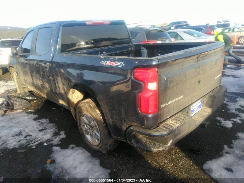 2021 CHEVROLET SILVERADO 1500 CUSTOM VIN: 1GCPYBEK3MZ218688