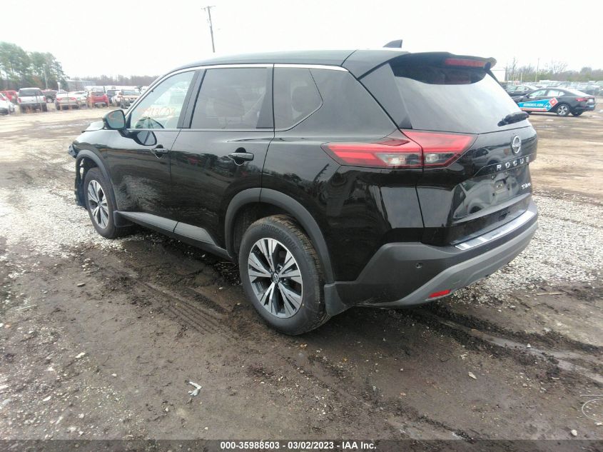 2022 NISSAN ROGUE SV VIN: JN8BT3BB5NW338082