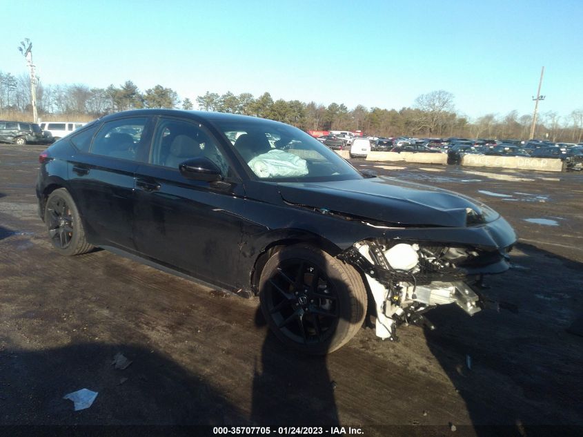 2022 HONDA CIVIC HATCHBACK SPORT VIN: 19XFL2H86NE022588