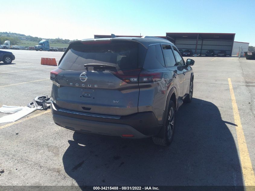 2021 NISSAN ROGUE SV VIN: 5N1AT3BA7MC705249