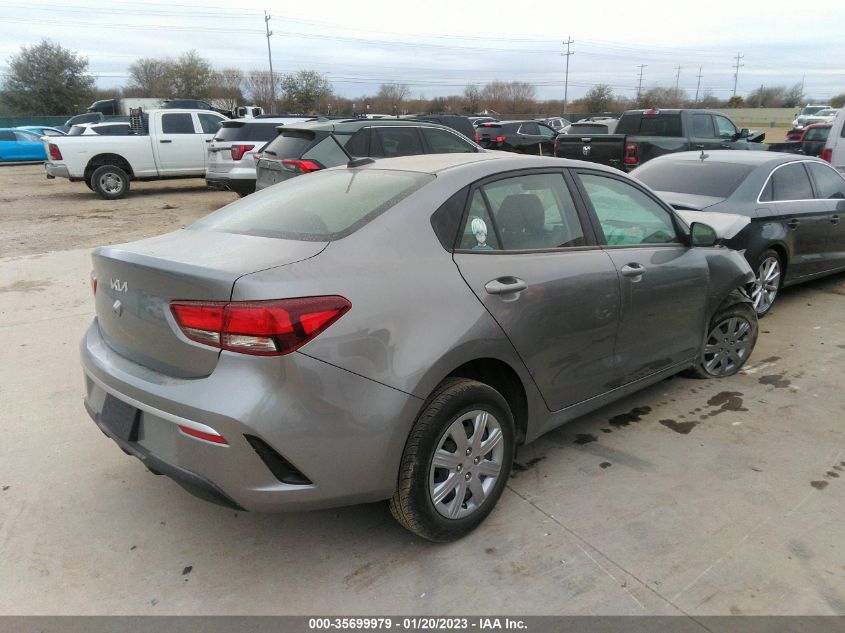 2022 KIA RIO S VIN: 3KPA24AD2NE435124