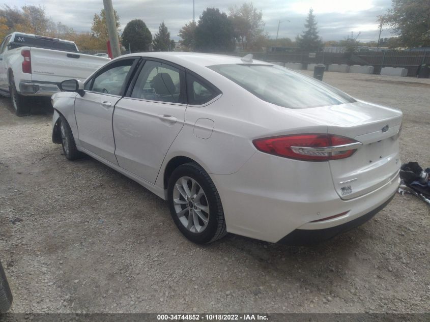 2020 FORD FUSION SE VIN: 3FA6P0HD9LR187276