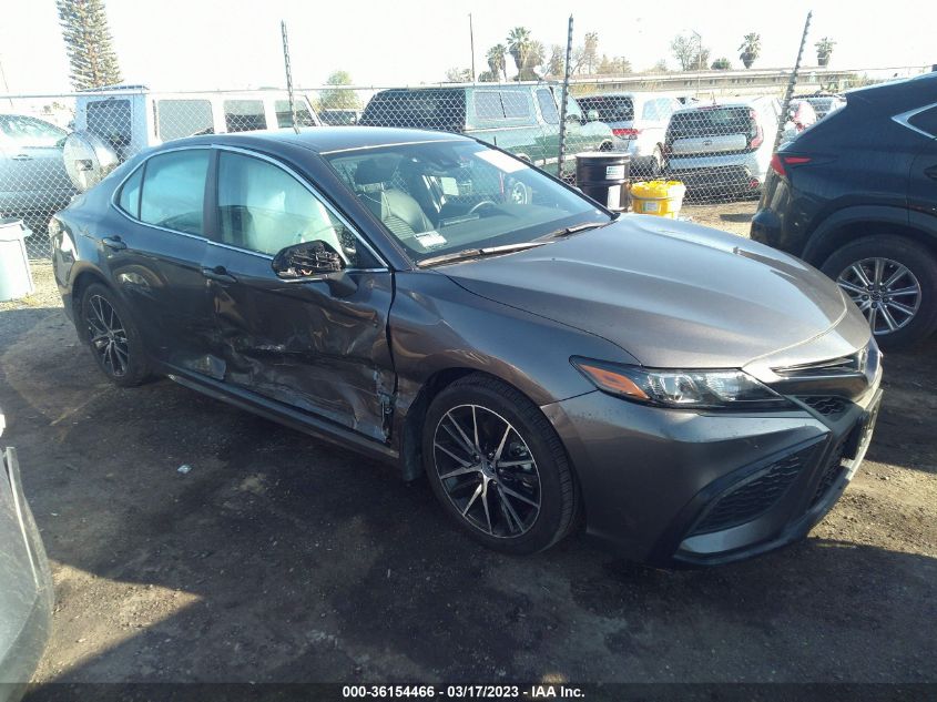2022 TOYOTA CAMRY SE VIN: 4T1G11AK3NU687391