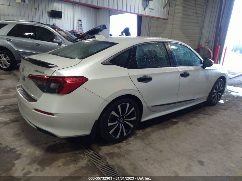 2022 HONDA CIVIC SEDAN EX VIN: JHMFE1F7XNX000526