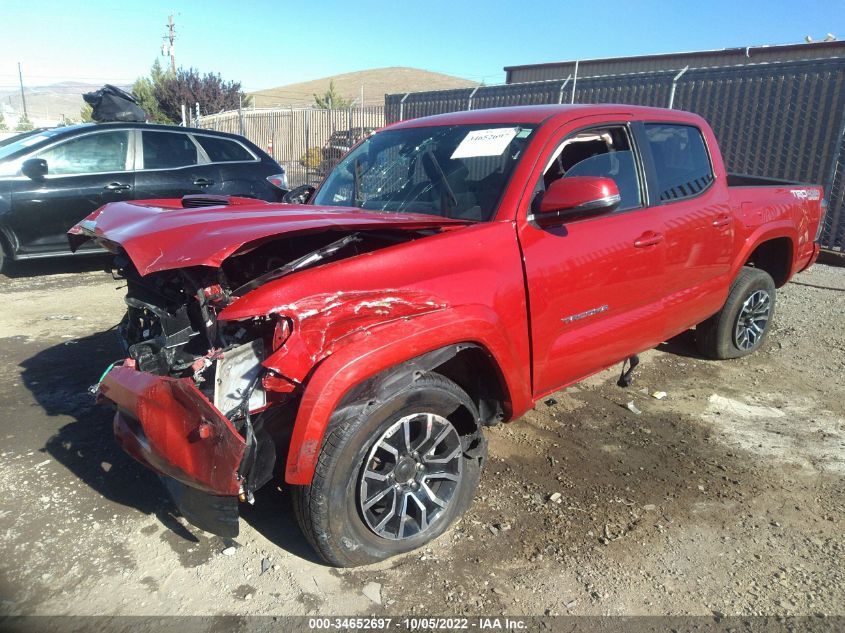 2022 TOYOTA TACOMA 4WD SR5/TRD SPORT VIN: 3TMDZ5BNXNM123094