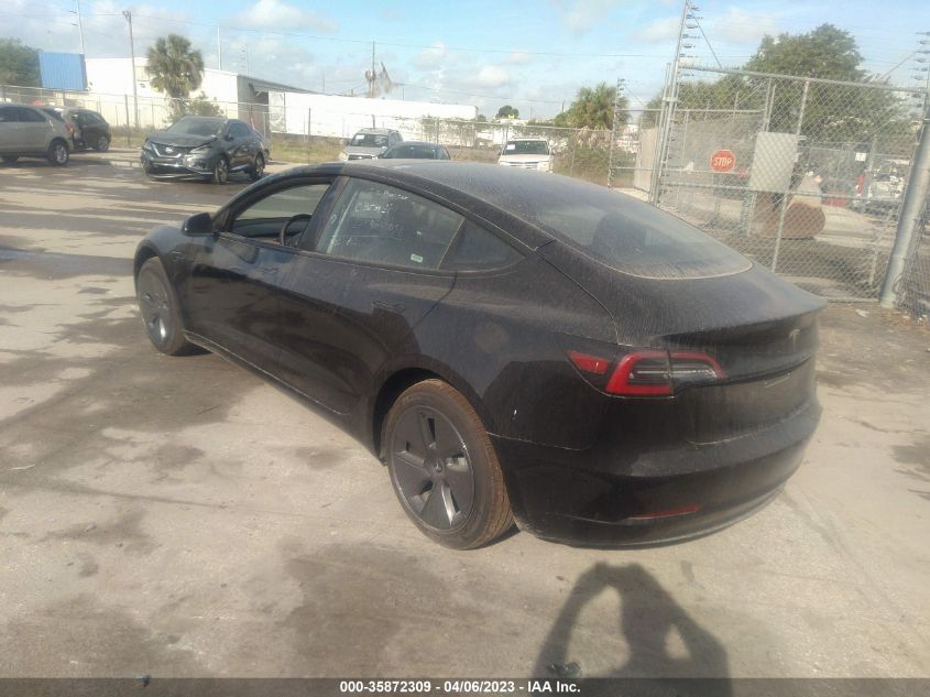 2023 TESLA MODEL 3 VIN: 5YJ3E1EA3PF433541