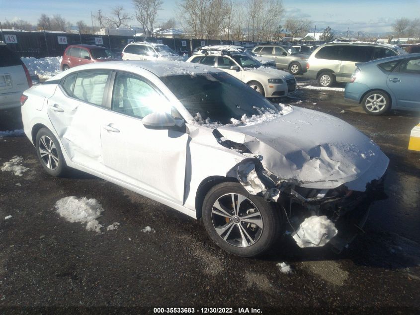 2021 NISSAN SENTRA SV VIN: 3N1AB8CV4MY238727
