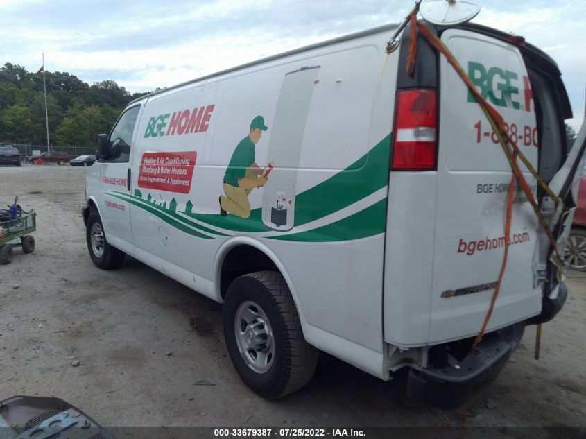 2020 CHEVROLET EXPRESS CARGO VAN VIN: 1GCZGGFG9L1171926