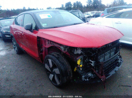 2022 VOLVO C40 RECHARGE PURE ULTIMATE VIN: YV4ED3GBXN2009297