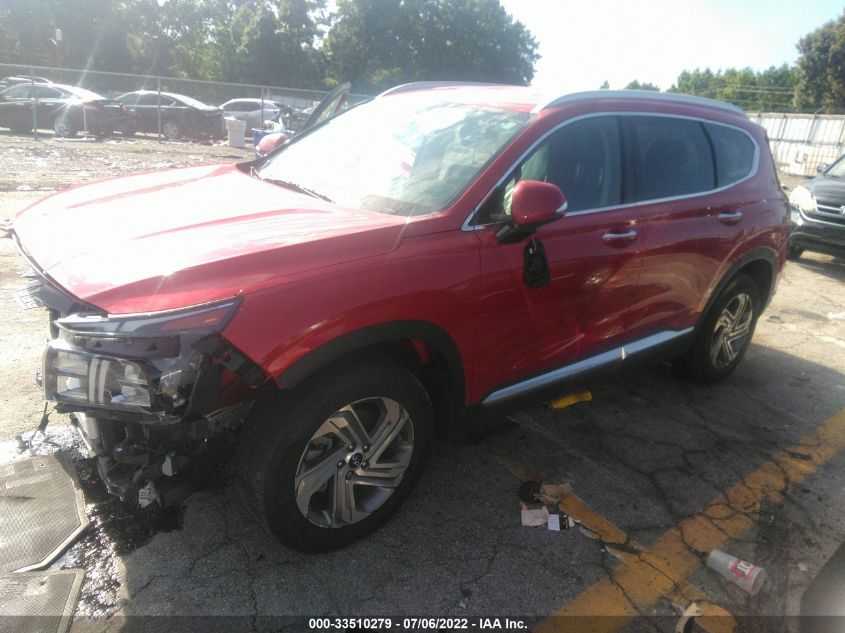 2021 HYUNDAI SANTA FE SEL VIN: 5NMS64AJ5MH364099