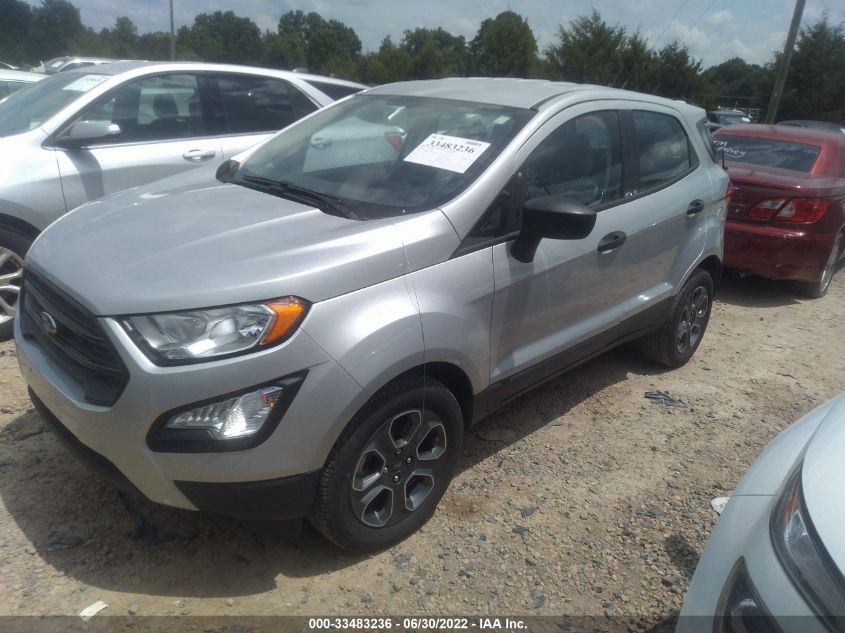 2020 FORD ECOSPORT S VIN: MAJ3S2FE8LC387122