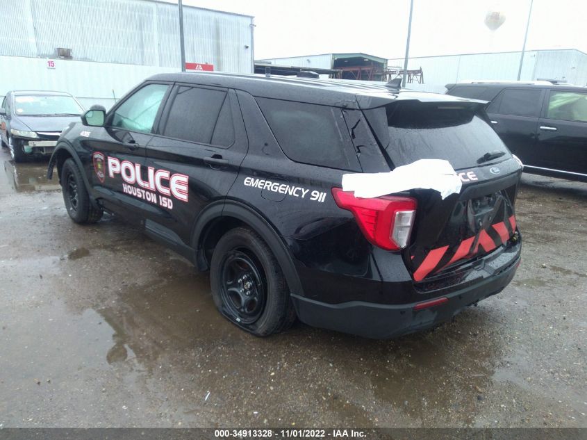 2021 FORD POLICE INTERCEPTOR VIN: 1FM5K8AB1MGC38138