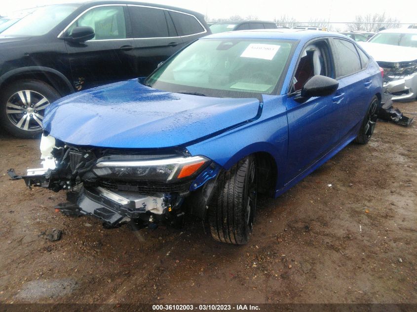 2022 HONDA CIVIC SI VIN: 2HGFE1E58NH472246