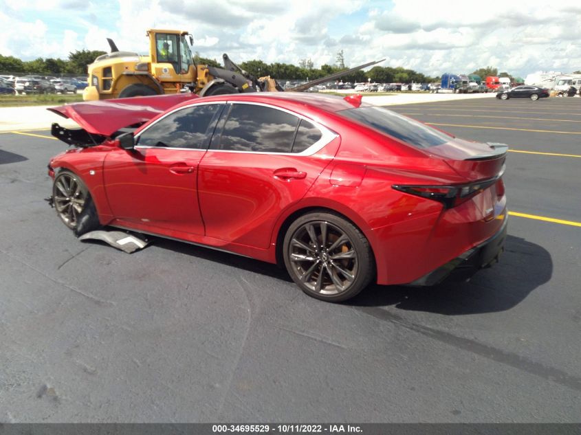 2021 LEXUS IS IS 350 F SPORT VIN: JTHGZ1B26M5037876
