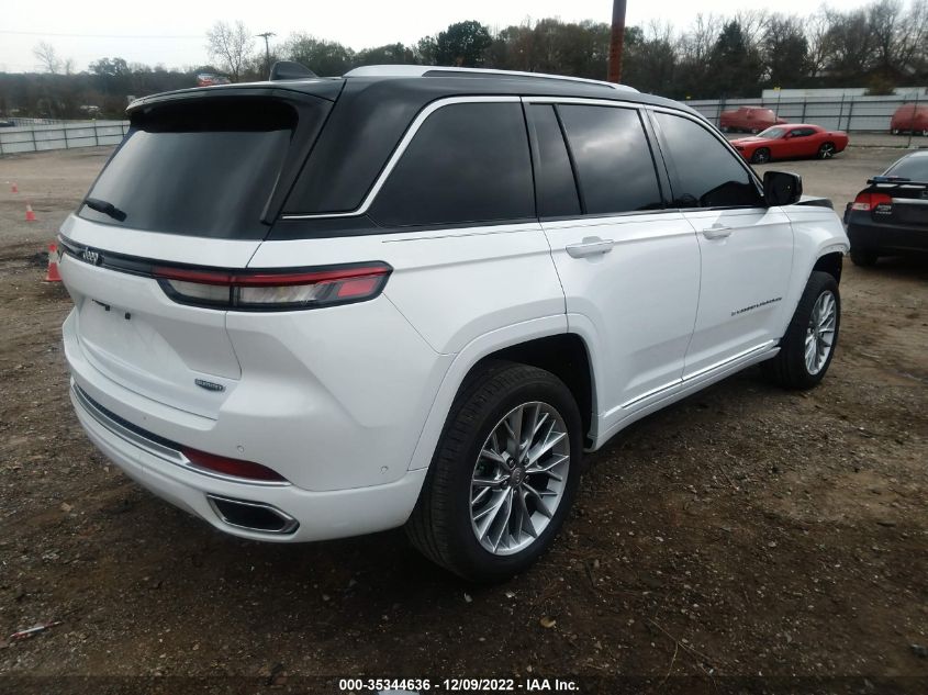 2022 JEEP GRAND CHEROKEE SUMMIT VIN: 1C4RJGEGXN8636890