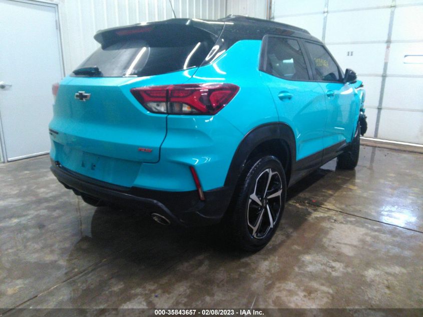 2022 CHEVROLET TRAILBLAZER RS VIN: KL79MUSLXNB031792
