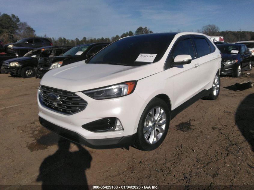2020 FORD EDGE TITANIUM VIN: 2FMPK3K9XLBA39649