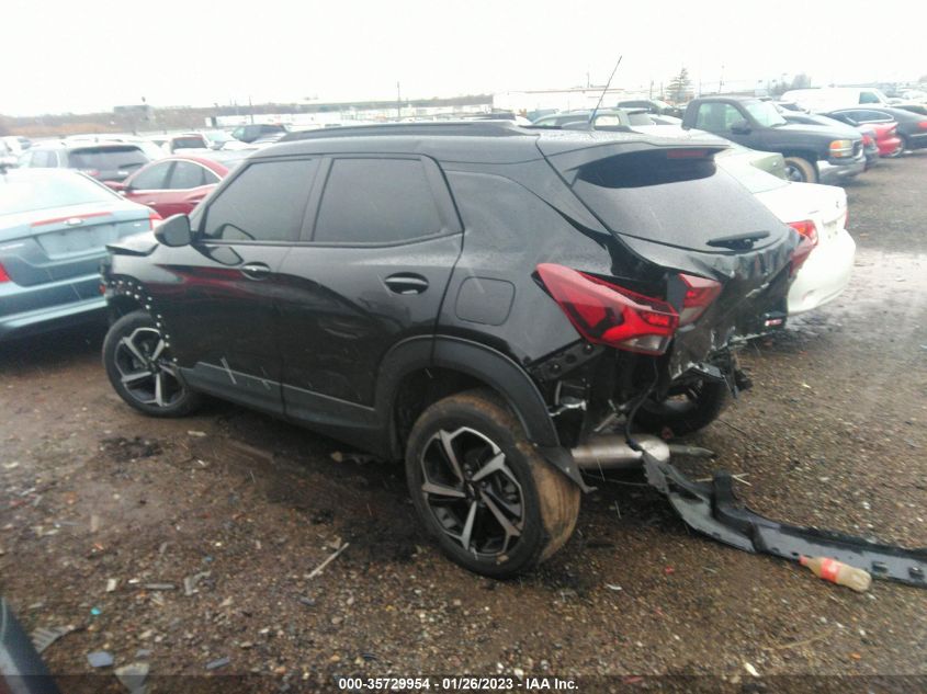 2022 CHEVROLET TRAILBLAZER RS VIN: KL79MTSL2NB008033