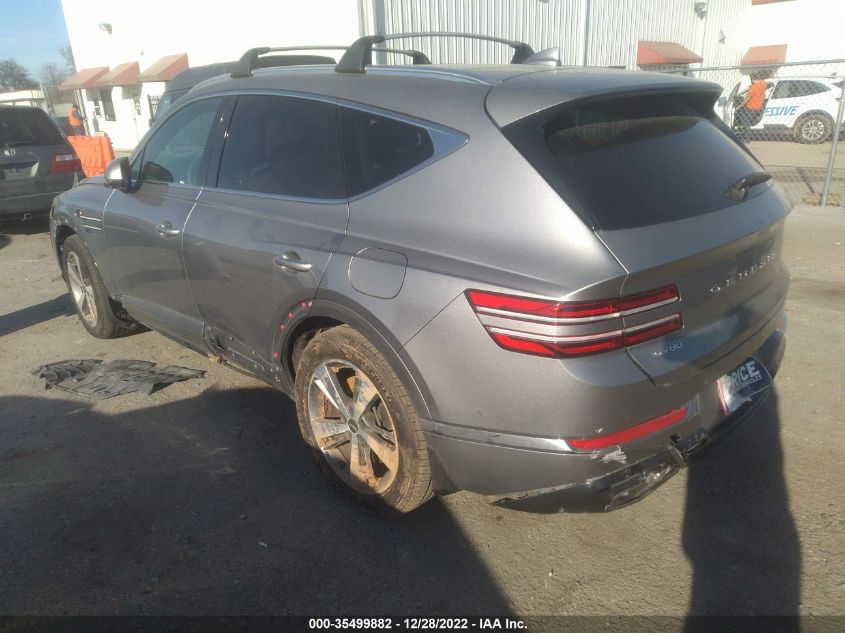 2022 GENESIS GV80 VIN: KMUHB4SB7NU095222