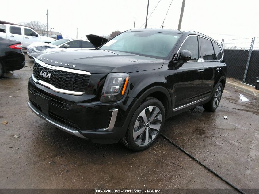 2022 KIA TELLURIDE EX VIN: 5XYP34HC7NG245424