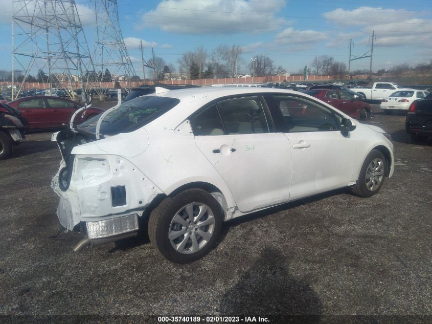 2022 TOYOTA COROLLA LE VIN: JTDEPMAE7N3021016
