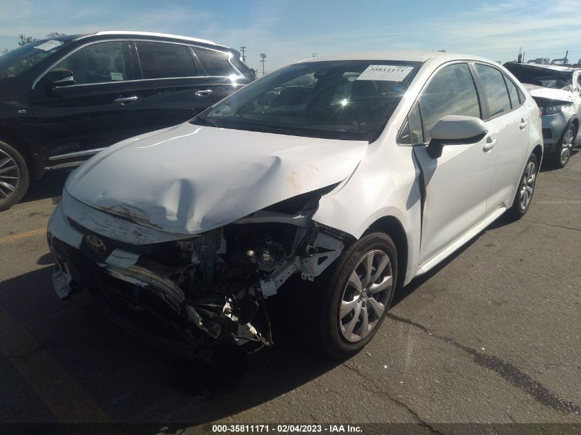 2022 TOYOTA COROLLA LE VIN: JTDEPMAE0NJ200722