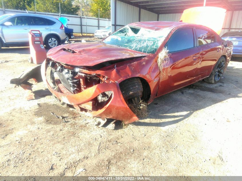 2021 DODGE CHARGER SCAT PACK VIN: 2C3CDXGJ9MH559240