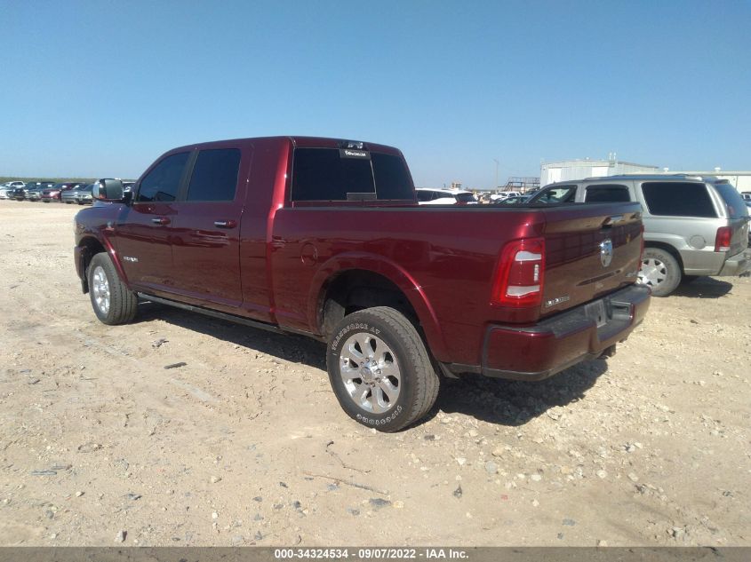 2021 RAM 2500 LARAMIE VIN: 3C6UR5NLXMG611699
