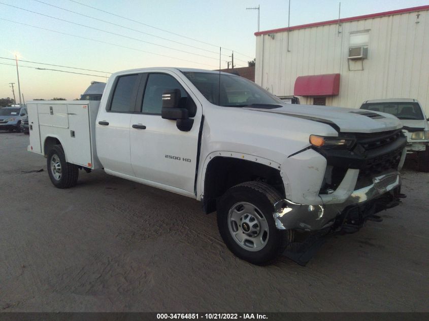 2021 CHEVROLET SILVERADO 2500HD WORK TRUCK VIN: 1GB2YLE72MF192263