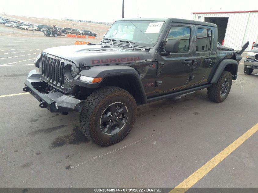 2022 JEEP GLADIATOR RUBICON VIN: 1C6JJTBM8NL127787