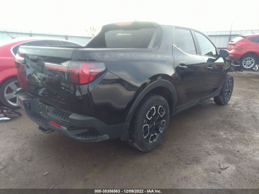 2022 HYUNDAI SANTA CRUZ SEL VIN: 5NTJB4AE0NH012192