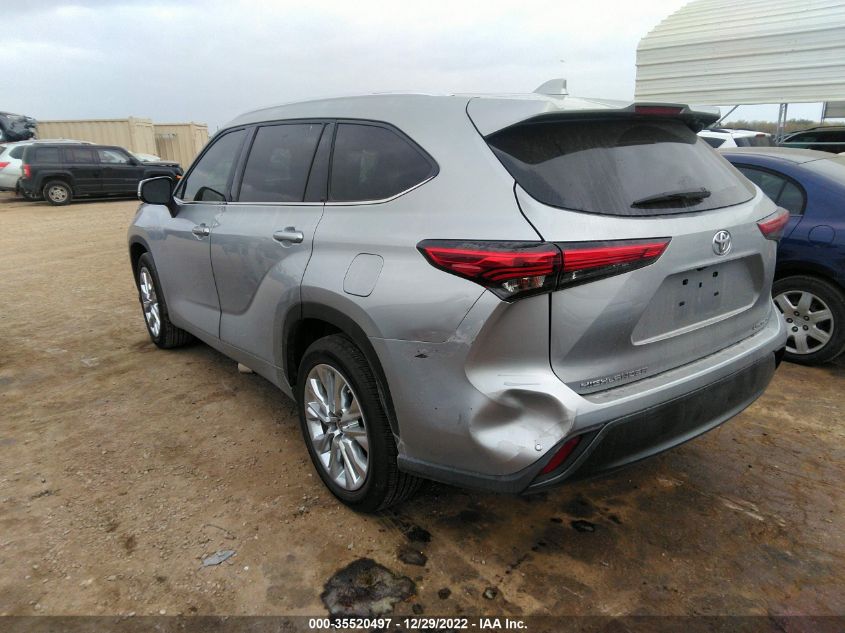 2020 TOYOTA HIGHLANDER LIMITED VIN: 5TDYZRAH4LS030685