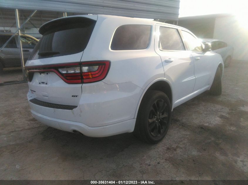 2022 DODGE DURANGO GT VIN: 1C4RDHDG0NC131131