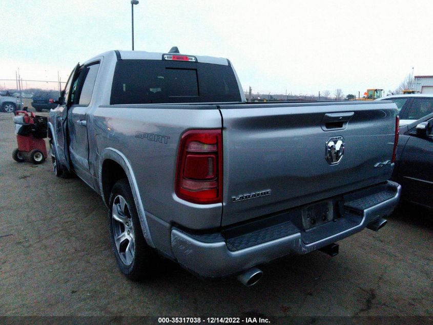 2022 RAM 1500 LARAMIE VIN: 1C6SRFJM8NN233970
