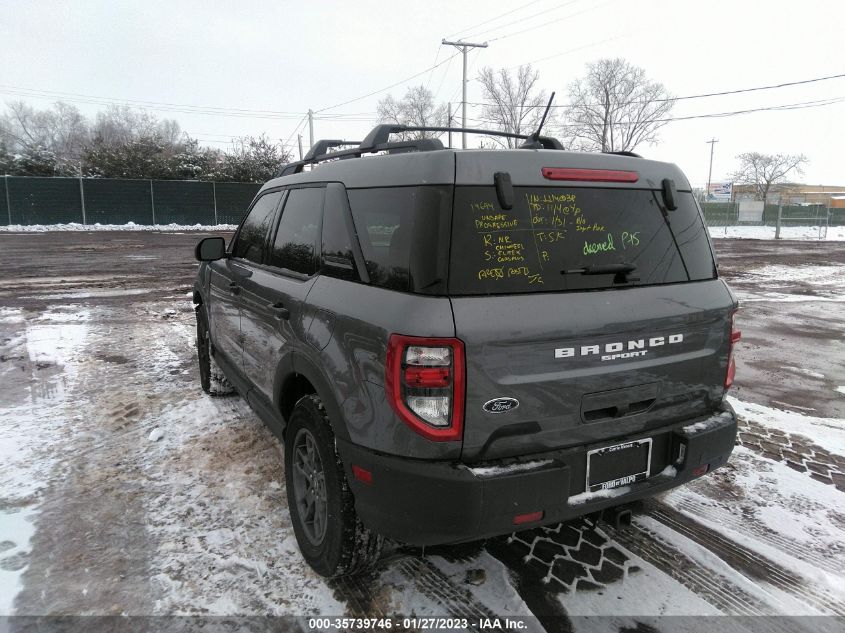 2022 FORD BRONCO SPORT BIG BEND VIN: 3FMCR9B62NRD89655