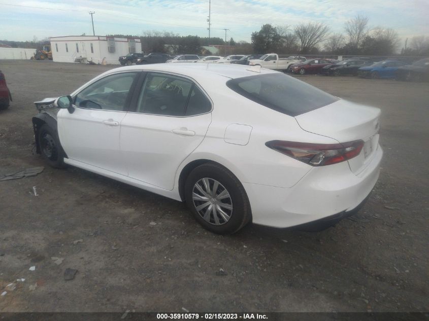 2022 TOYOTA CAMRY HYBRID LE VIN: 4T1C31AK4NU574848