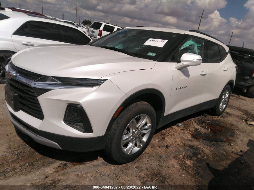 2021 CHEVROLET BLAZER LT VIN: 3GNKBBRA4MS533419