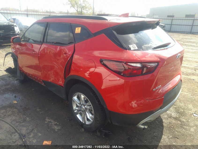 2020 CHEVROLET BLAZER LT VIN: 3GNKBBRA3LS587342