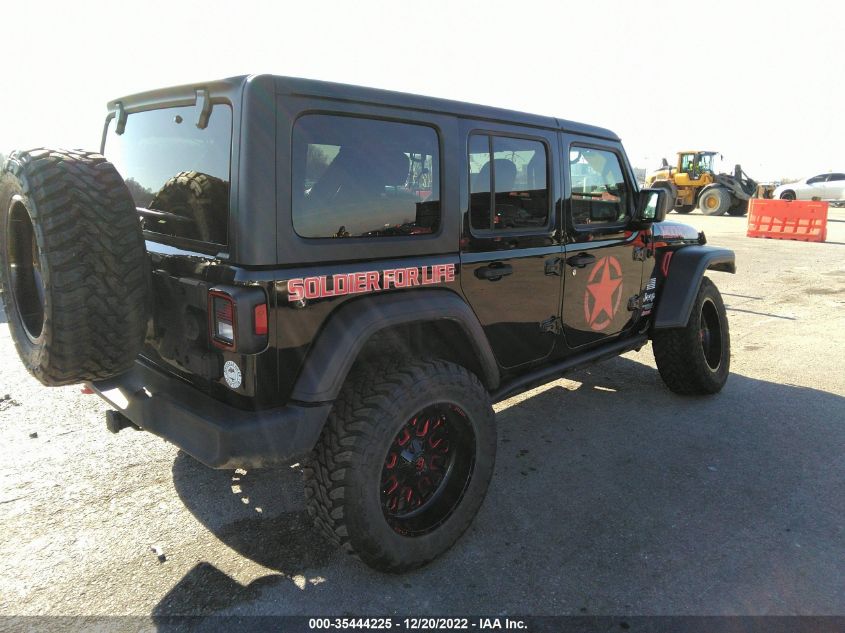 2021 JEEP WRANGLER UNLIMITED SPORT S VIN: 1C4HJXDN4MW510031